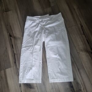 ALYX white wide leg crop pants